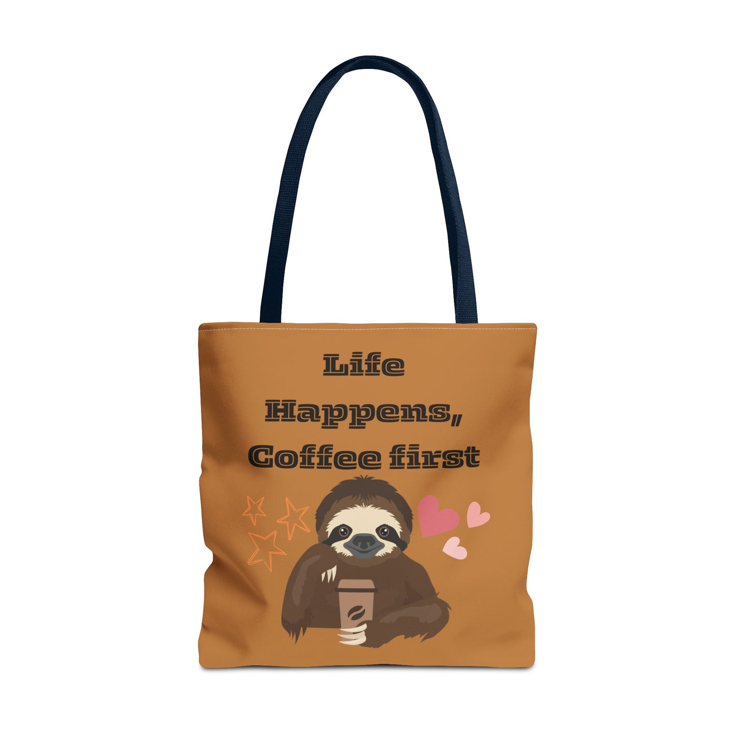 Best Coffee Tote Bag "Life Happens, Coffee First"