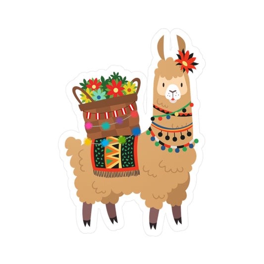 Best Peruvian Llama Sticker USA 🇵🇪 Waterproof Vinyl Decal