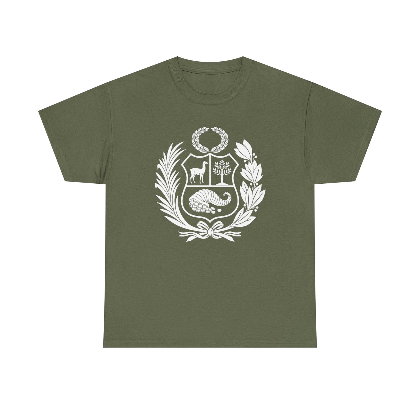 Best Peru Coat of Arms T-Shirt USA Unisex Peruvian Pride Tee