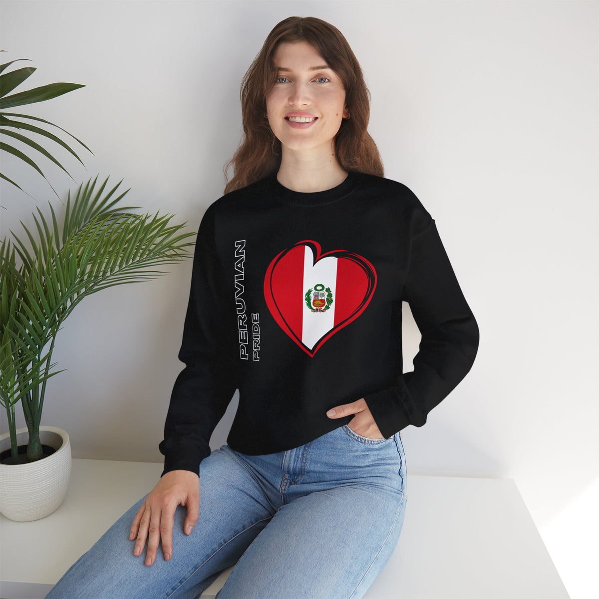 Copy of Best I Love Peru Sweatshirt - Andean Textile Crewneck Gift