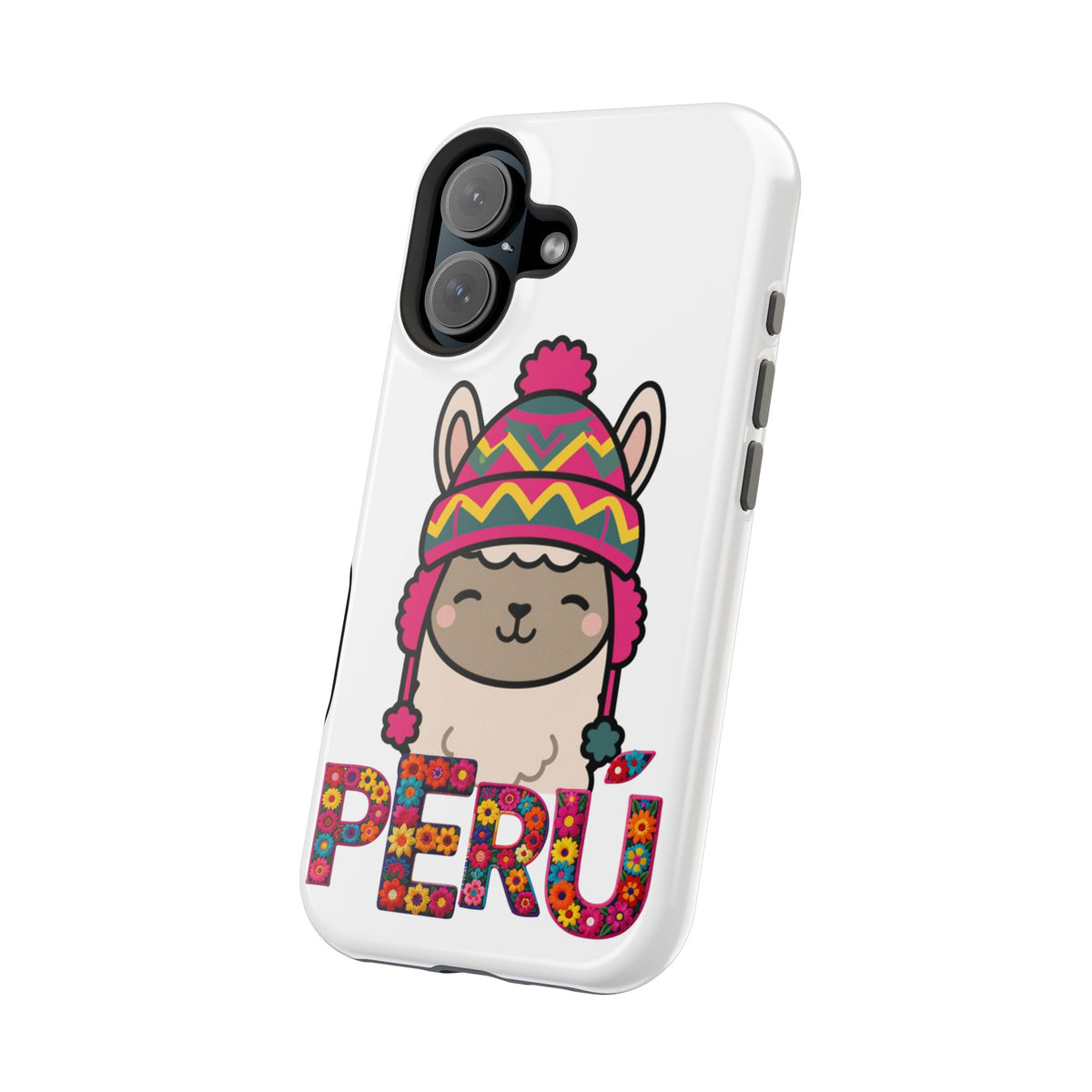 Best Peru Phone Case – Cute Llama with Chullo | Peruvian Gift