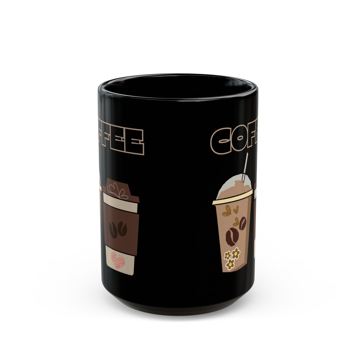 Best Coffee Black Mug (11oz, 15oz) "COFFEE"