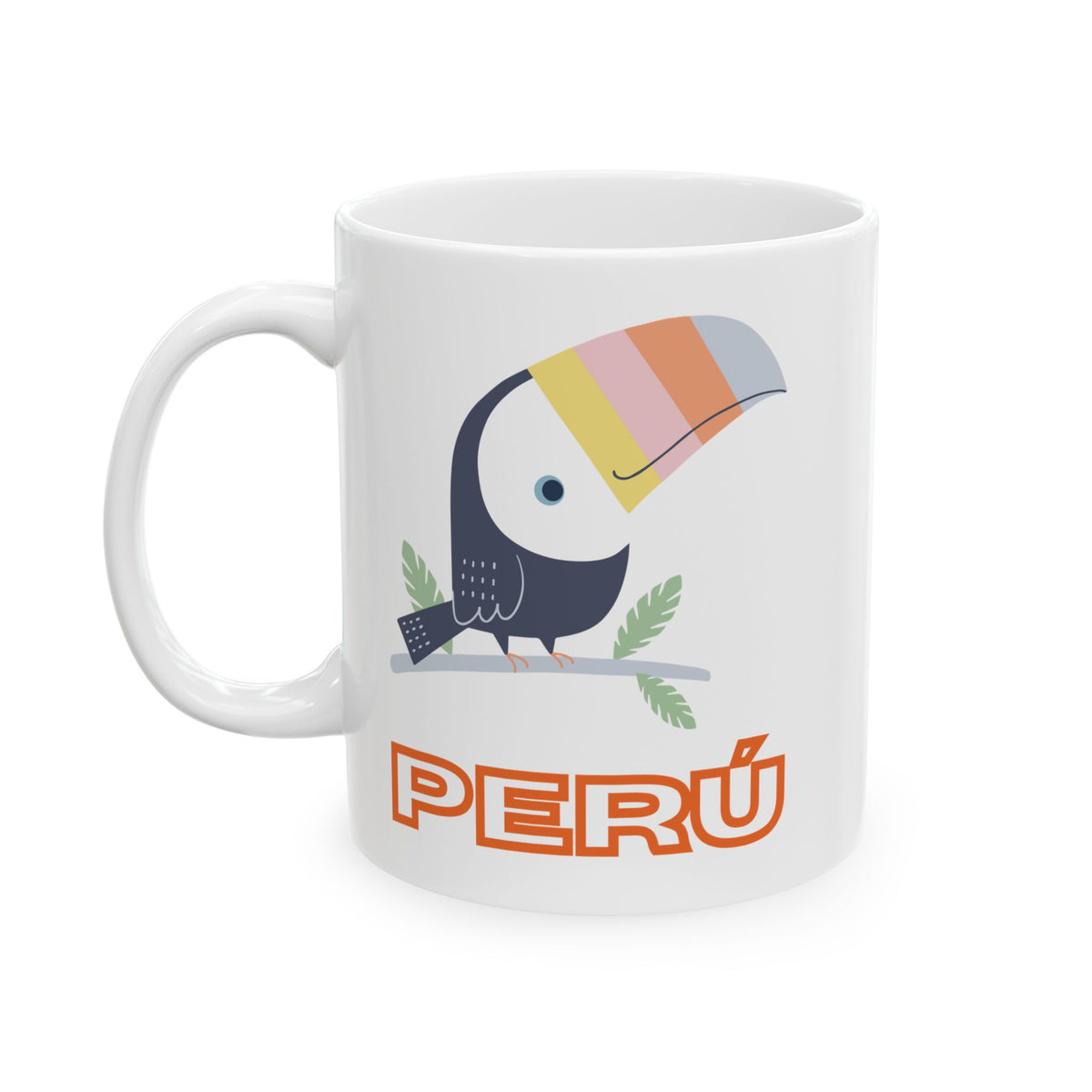 Best Peruvian Ceramic Coffee Mug "Peru Tucán"