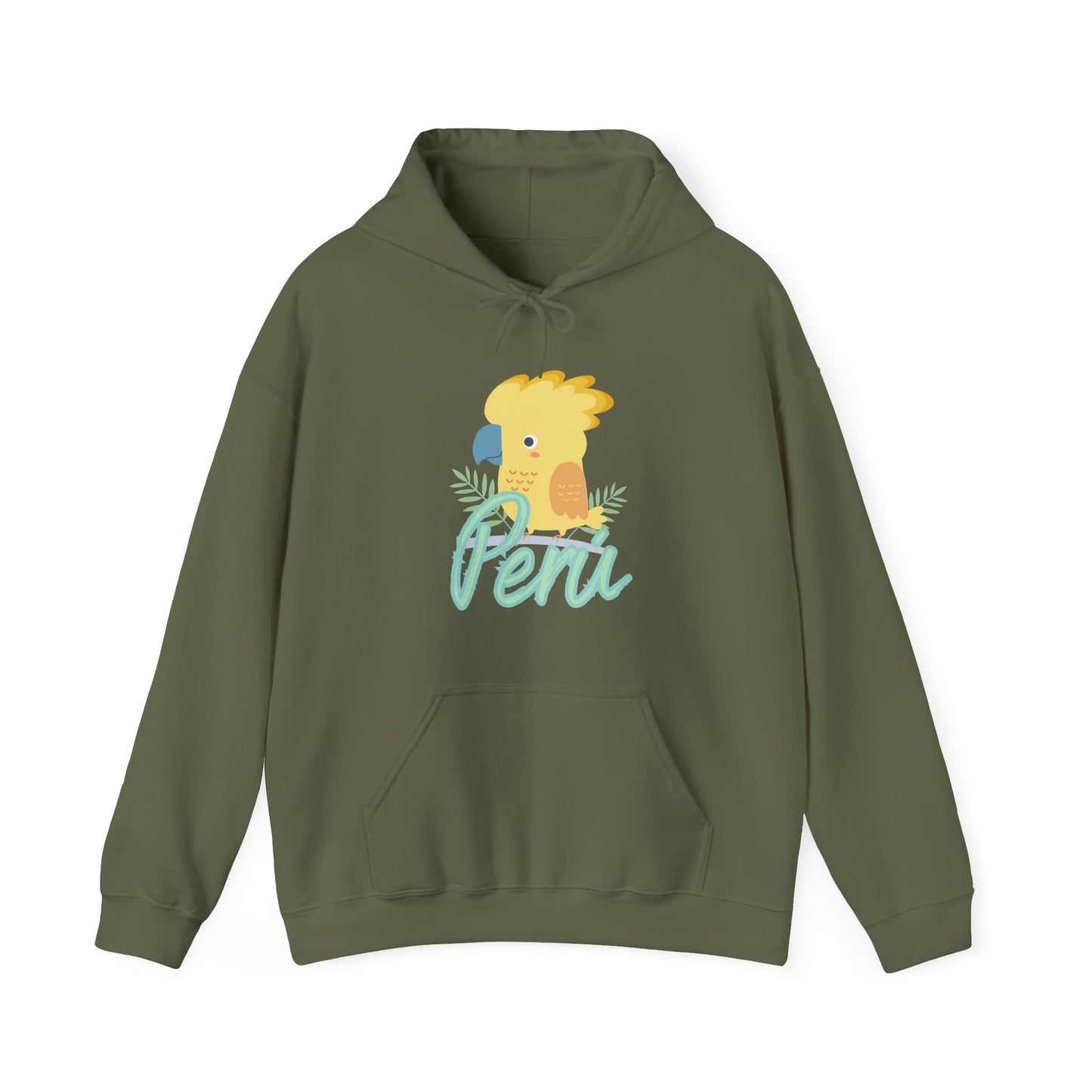 Best Peruvian Unisex Hoodie "Peru Cockatoo"