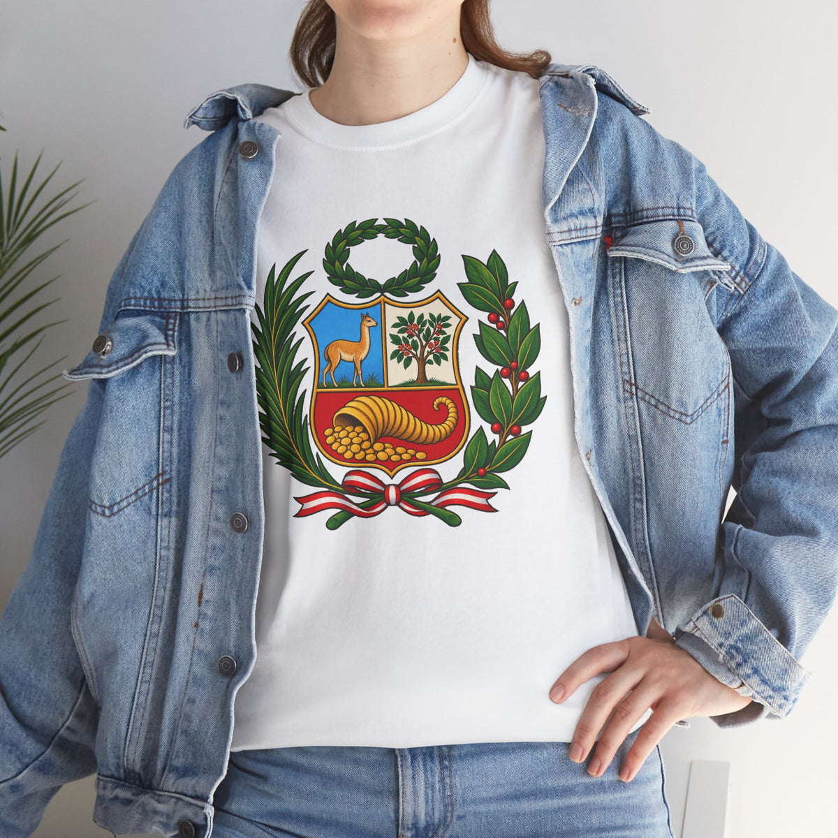 Best Peru Coat of Arms T-Shirt - Escudo Nacional Tee Gift