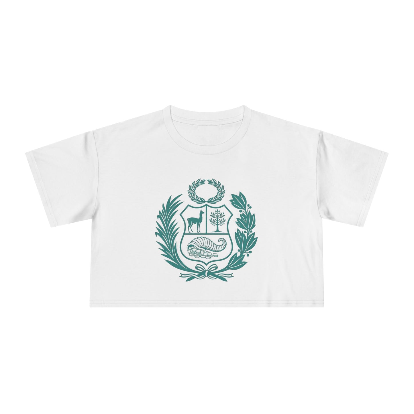 Best Peru Coat of Arms Crop Top | Peruvian Gift USA