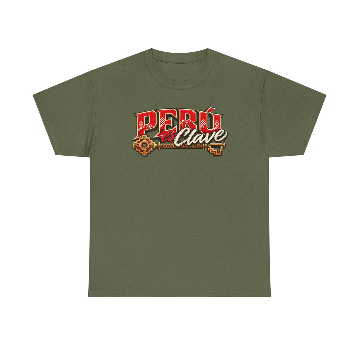 Best Perú es Clave T-Shirt - Gold Key & Andes Peruvian Tee