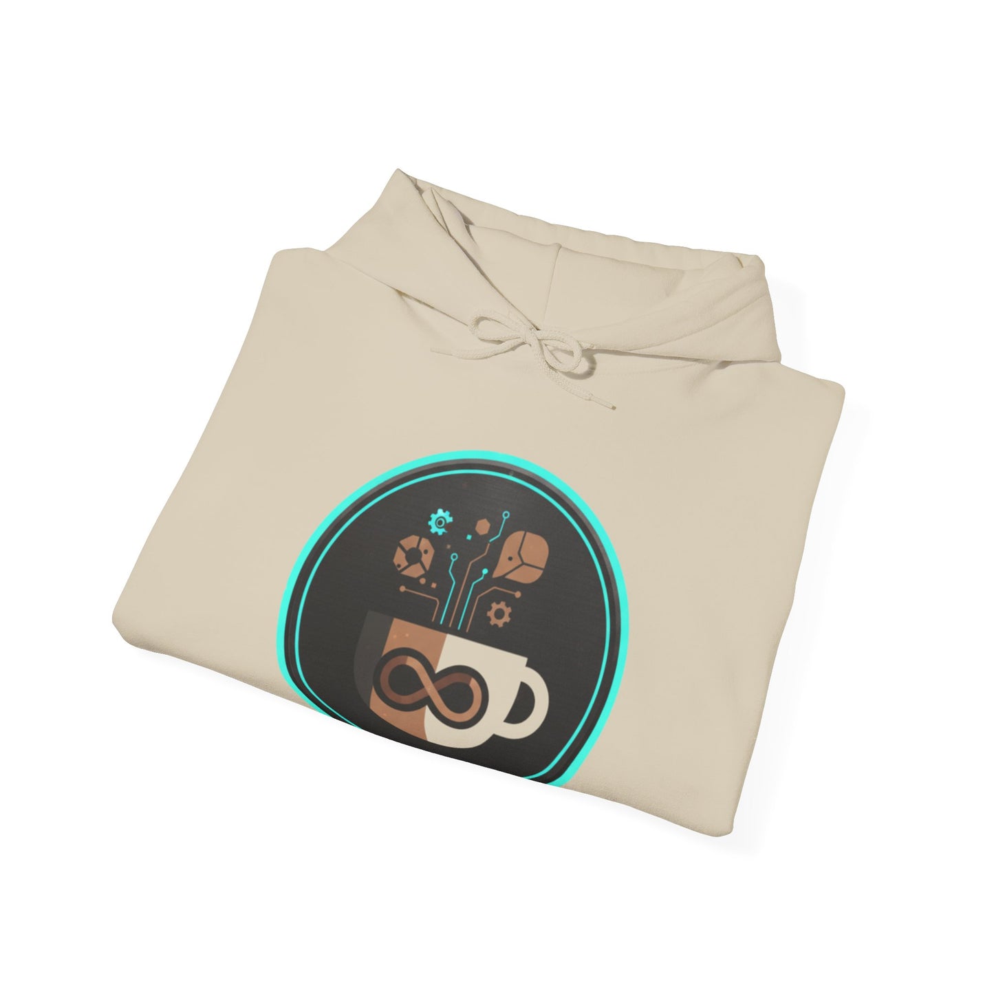 ♾️☕ Infinity Coffee Tech Hoodie USA | Modern Coffee Lovers Hoodie