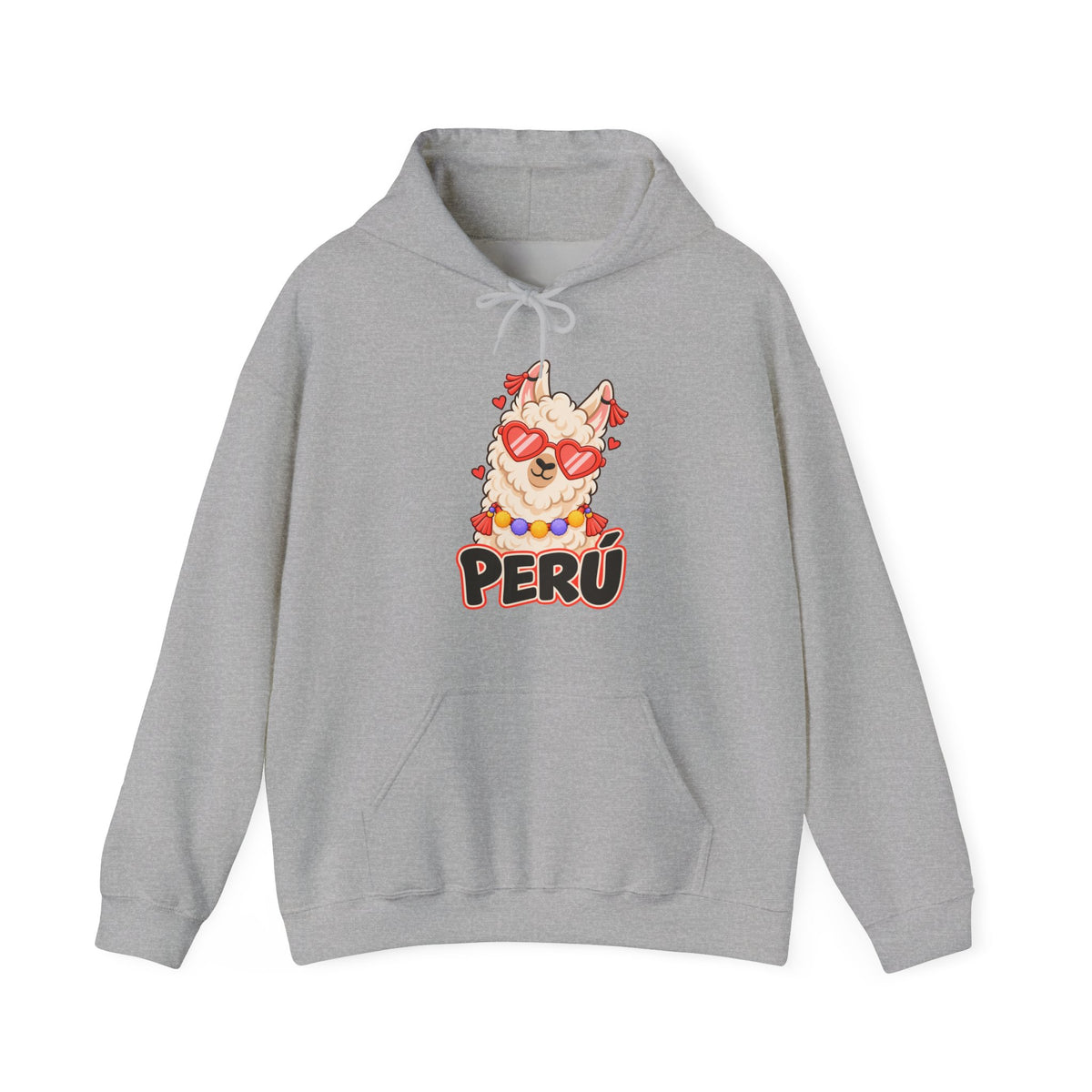 Best Cool Llama Peru Hoodie - Heart Sunglasses Llama Gift