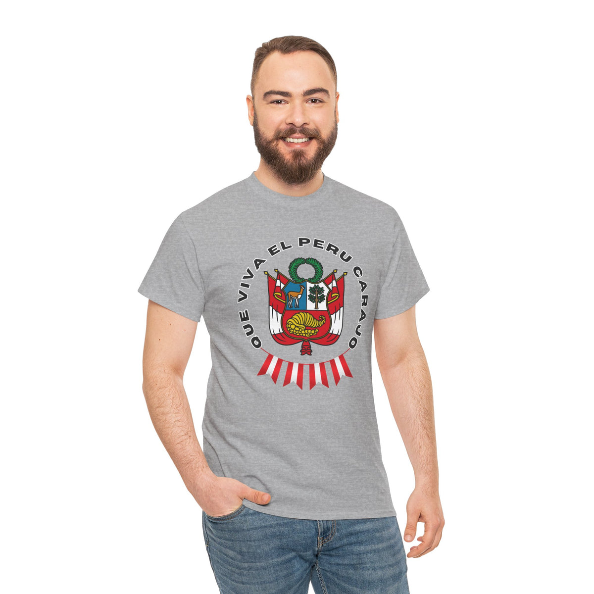 Best Que Viva El Peru Carajo T-Shirt USA Unisex Pride Tee