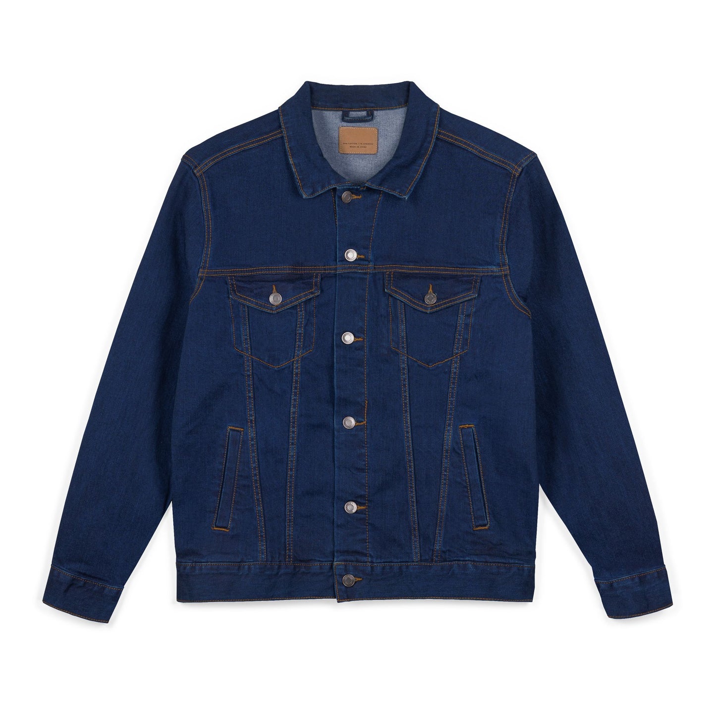 Bold Coffee Logo Denim Jacket – Unisex Embroidered Style (USA Only)