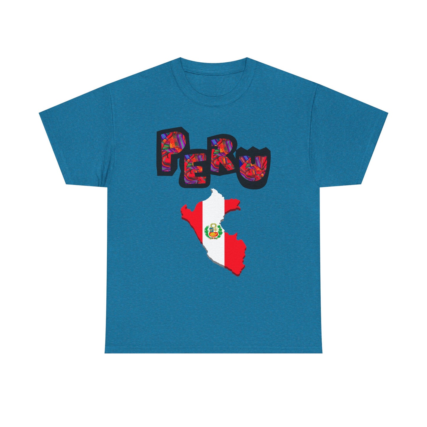 Best Peruvian T-shirt USA Unisex | Peru Map Flag Tee