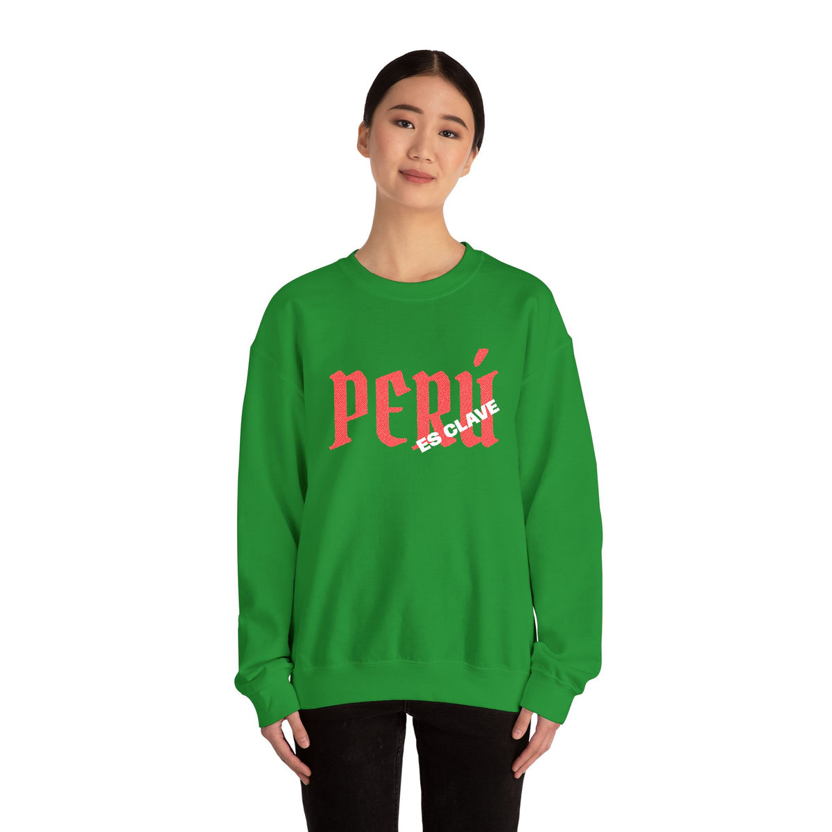 Best Peru Es Clave Embroidered Sweatshirt USA