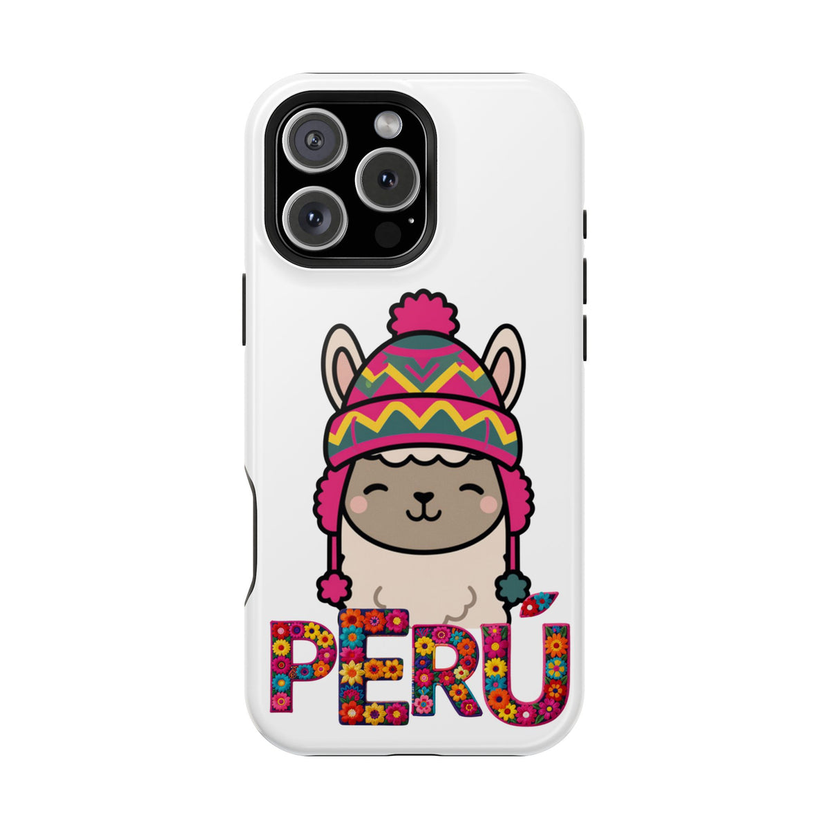 Best Peru Phone Case – Cute Llama with Chullo | Peruvian Gift
