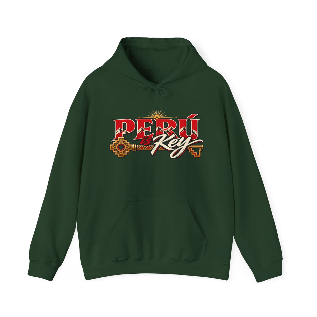 Best Peru is Key Hoodie - Golden Sun & Andes Peruvian Gift