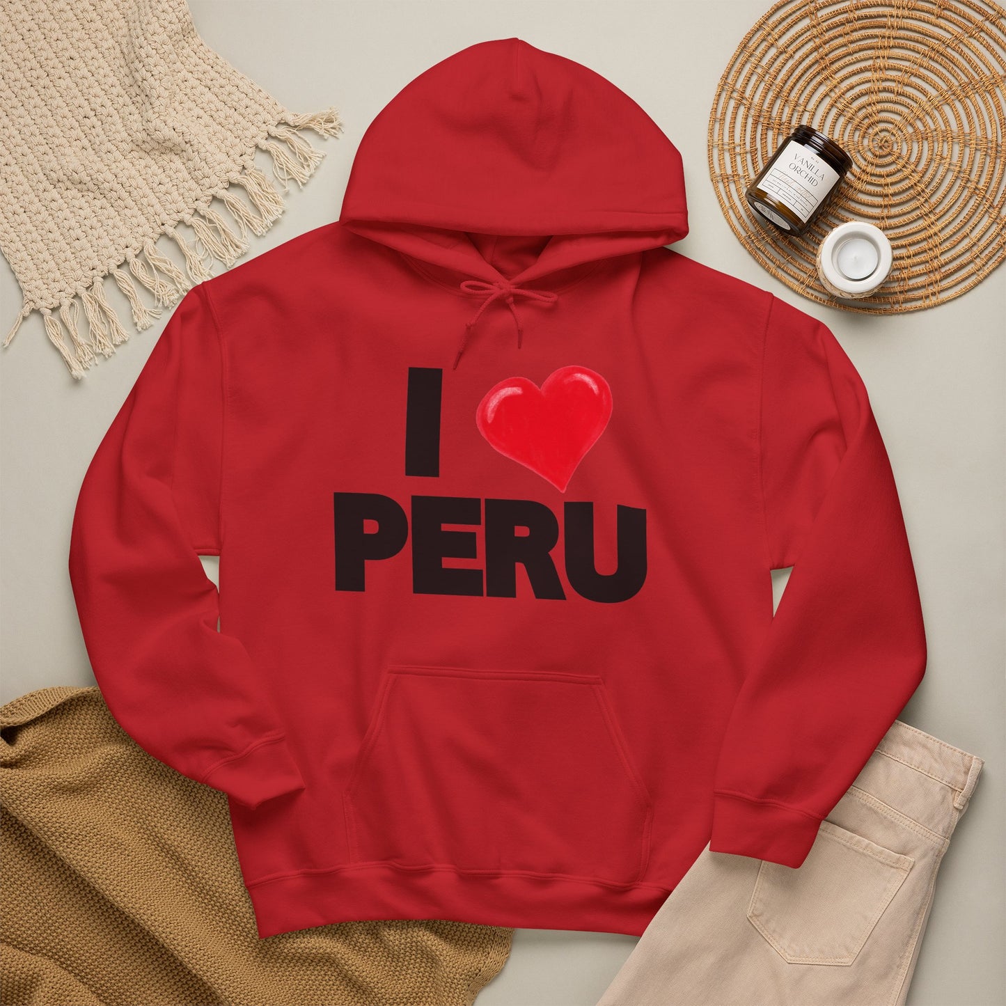 Best I Love Peru Unisex Hoodie - Peruvian Tee