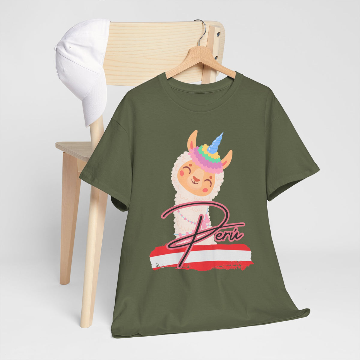 Best Peru Unicorn Llama T-Shirt USA Unisex Cute Peru Pride Tee