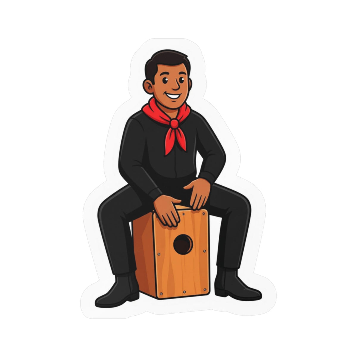 Best Peruvian Cajón Sticker - Afro-Peruvian Music Decal