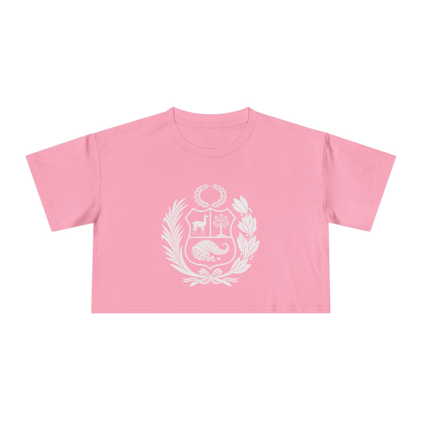 Best Peru Coat of Arms Crop Top | Peruvian Gift USA