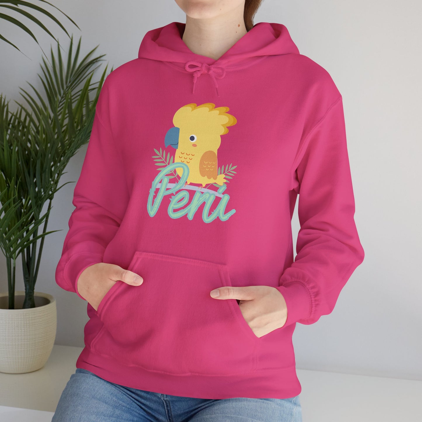 Best Peruvian Unisex Hoodie "Peru Cockatoo"