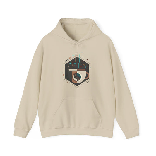 ⚡☕ Tech Coffee Circuit Hoodie USA | Modern Coffee Lovers Hoodie