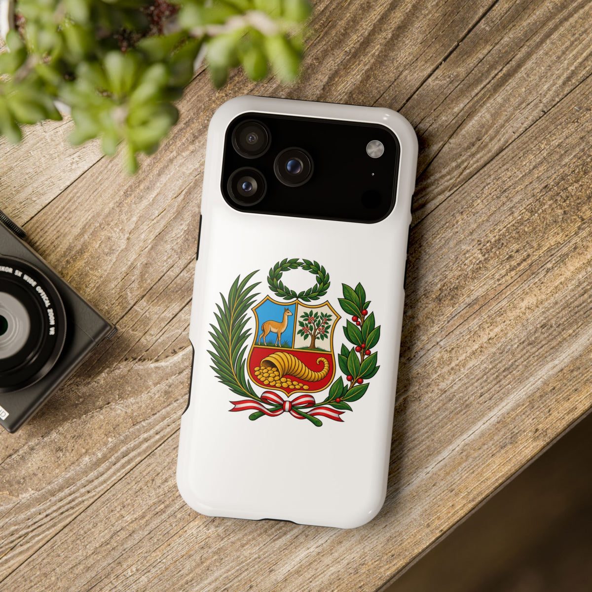 Best Peru Coat of Arms Phone Case - Escudo Nacional Gift