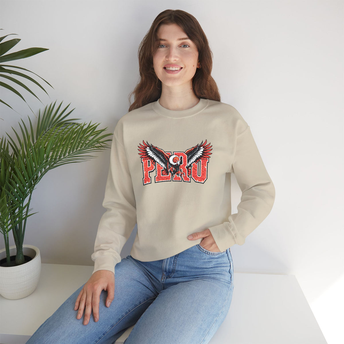 Best Peru Condor Embroidered Sweatshirt USA
