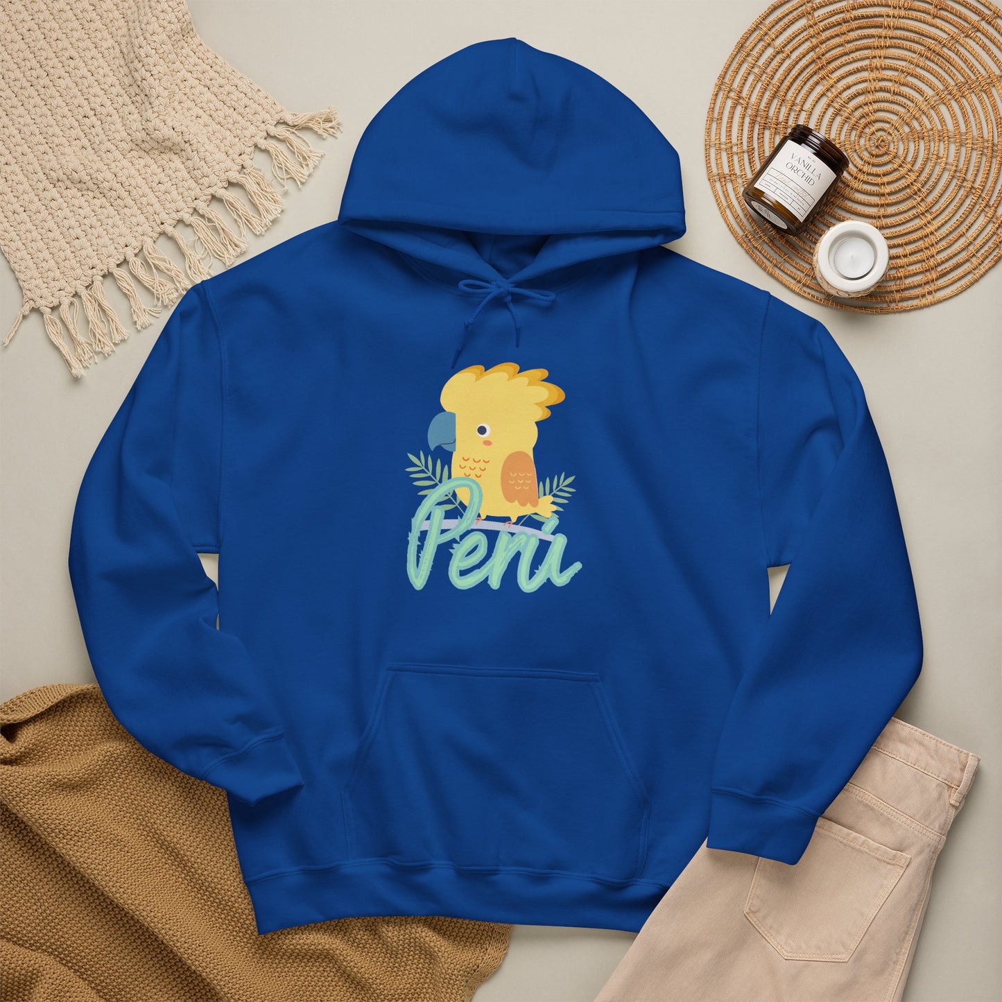 Best Peruvian Unisex Hoodie "Peru Cockatoo"