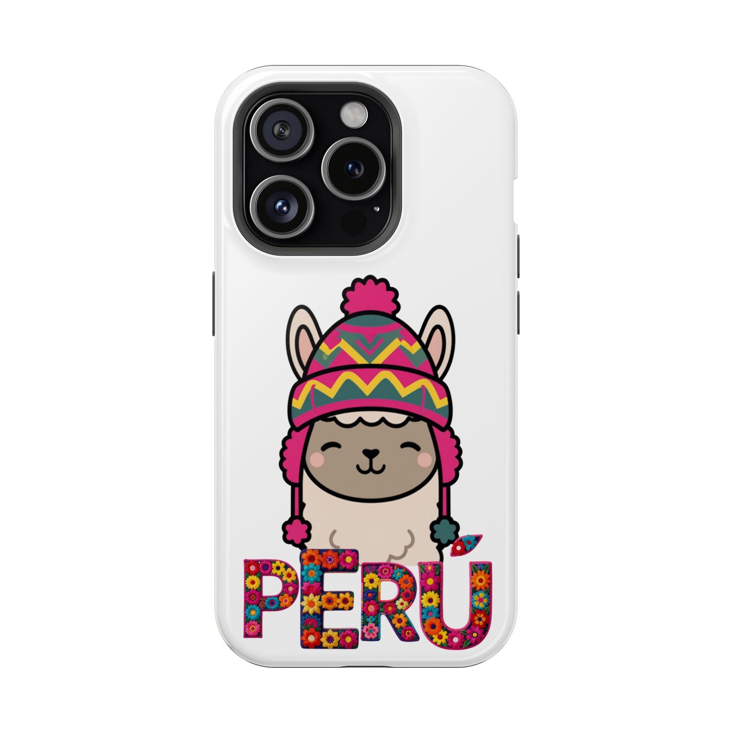 Best Peru Phone Case – Cute Llama with Chullo | Peruvian Gift