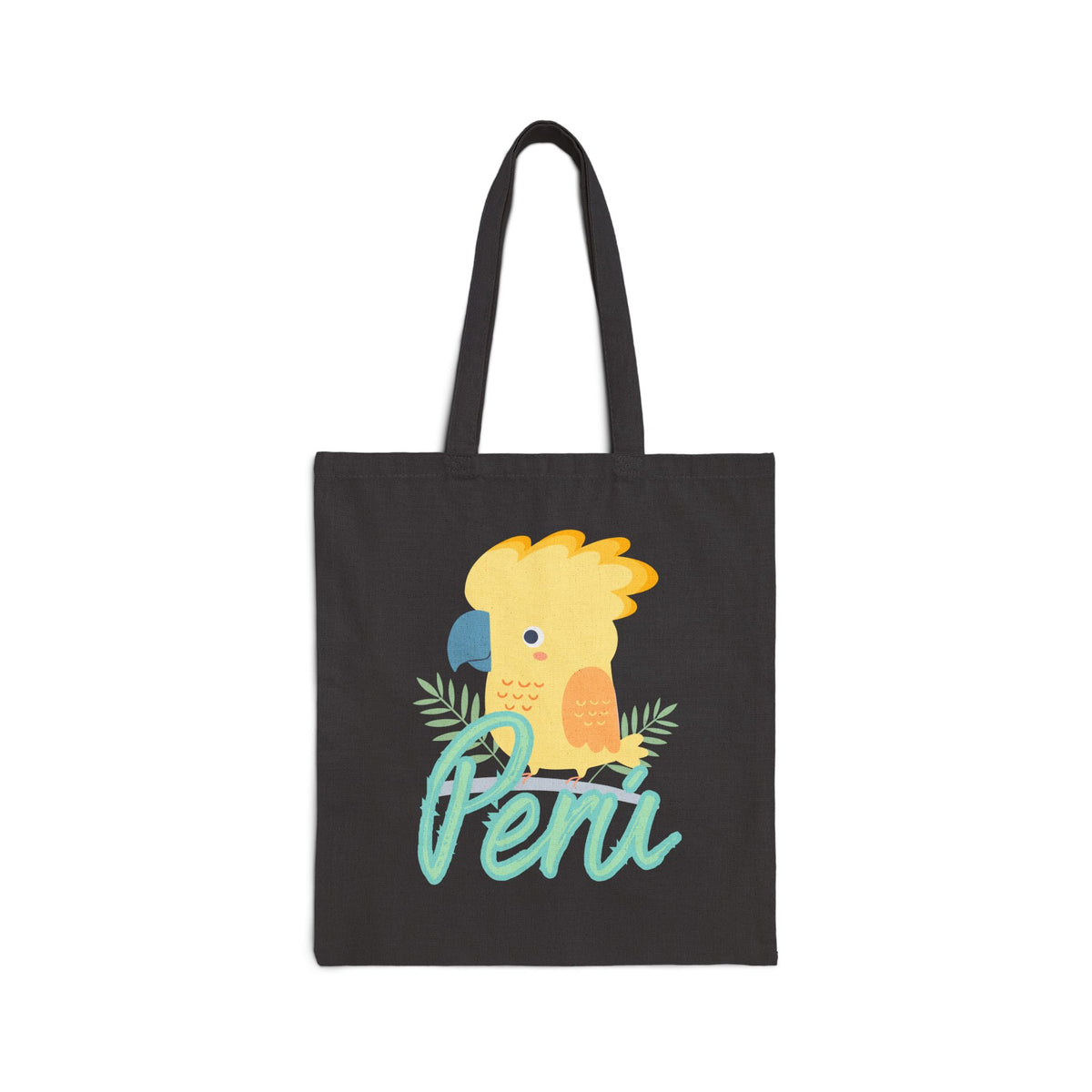 Best Peruvian Canvas Tote Bag "Gallito de las Rocas"