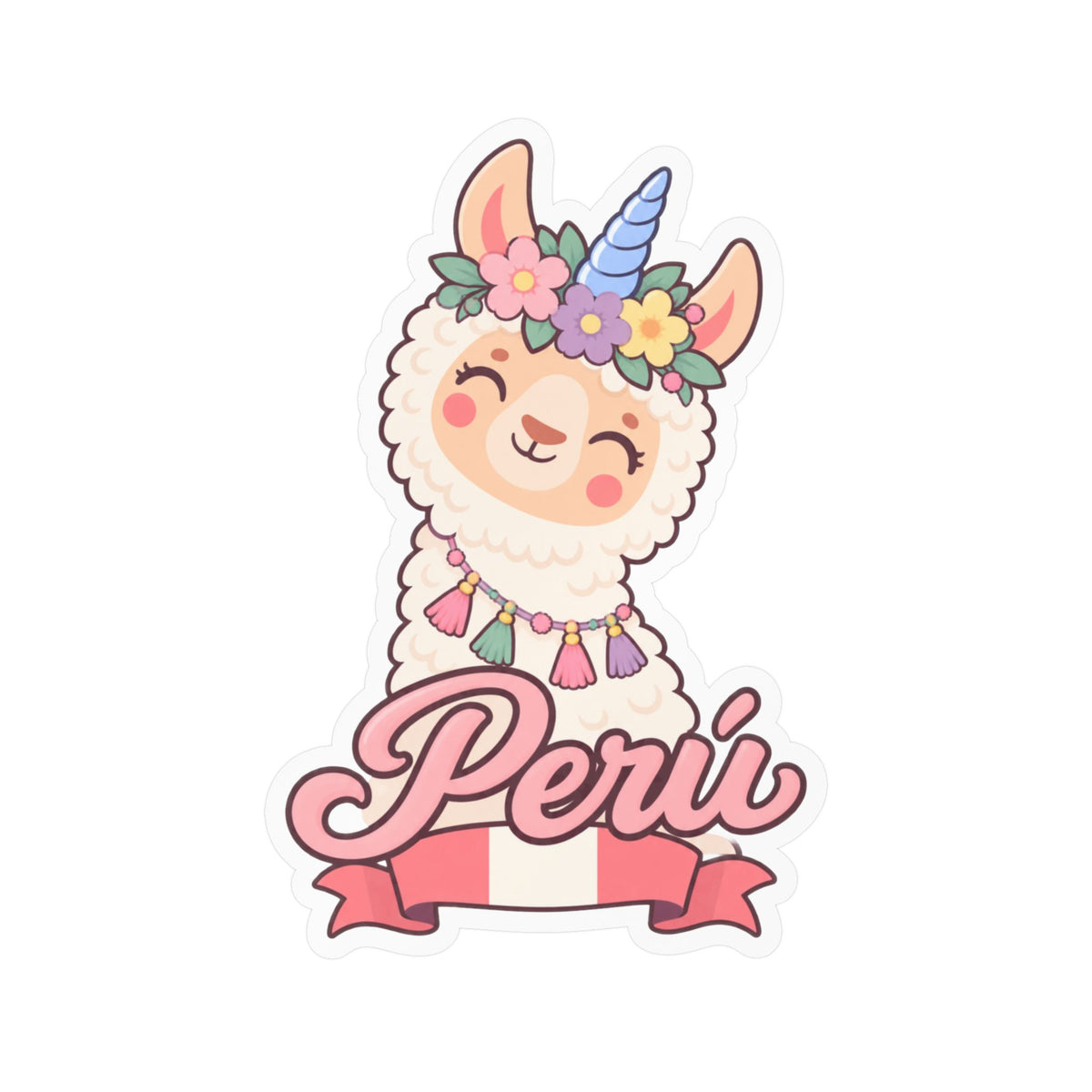 Best Unicorn Llama Peru Sticker - Cute Llamacorn Decal