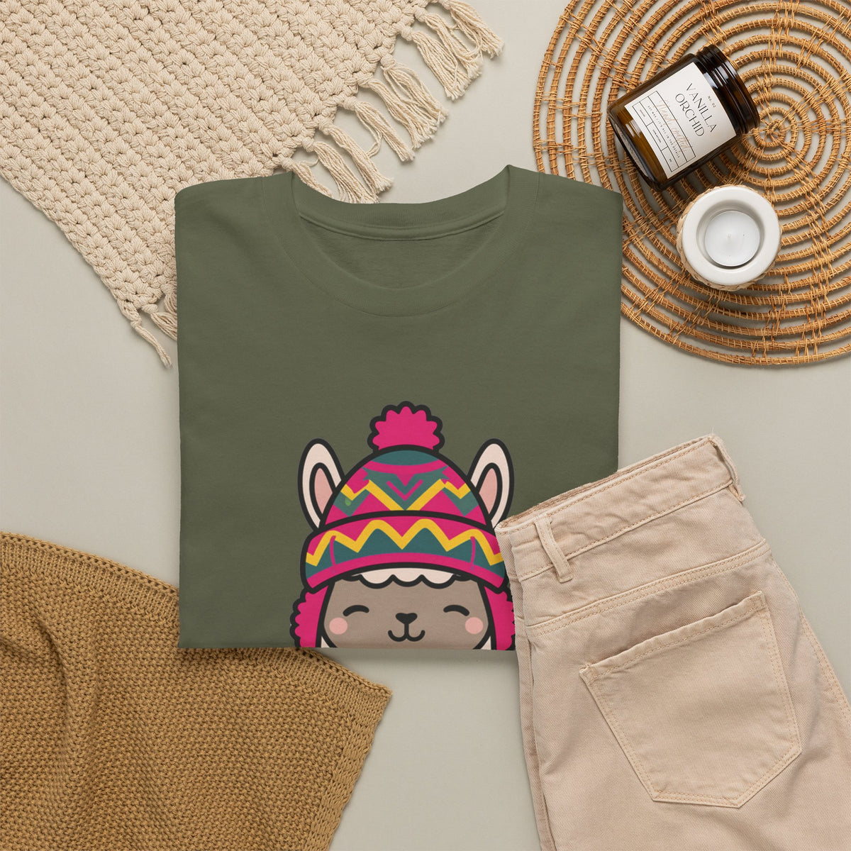 Best Peru Chullo Llama T-Shirt USA Unisex Andean Pride Tee