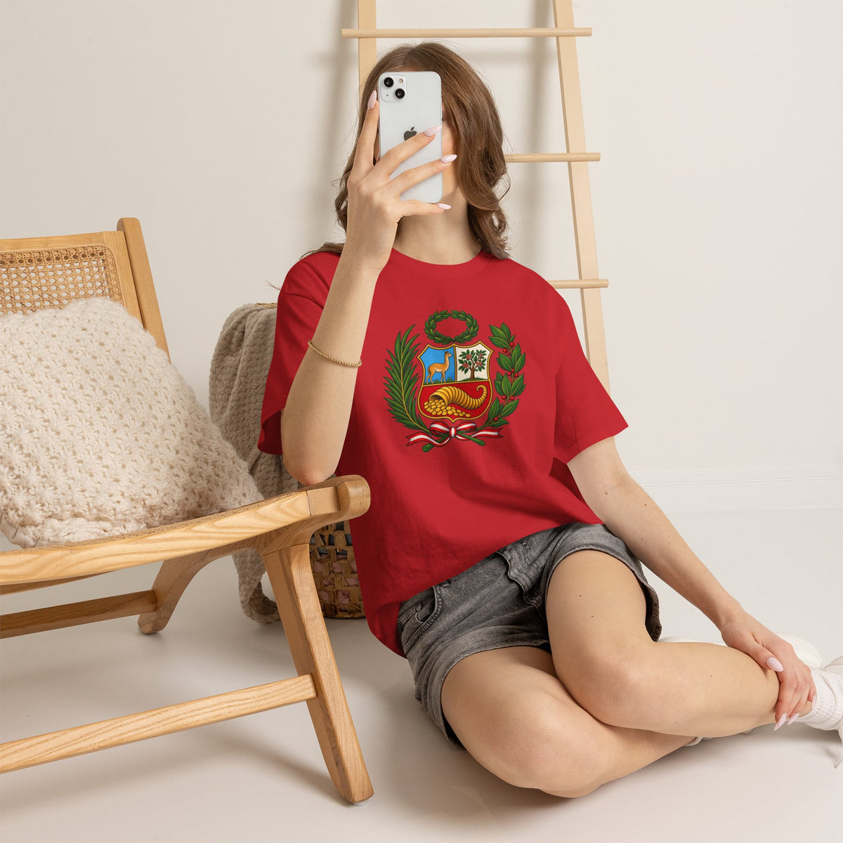 Best Peru Coat of Arms T-Shirt - Escudo Nacional Tee Gift