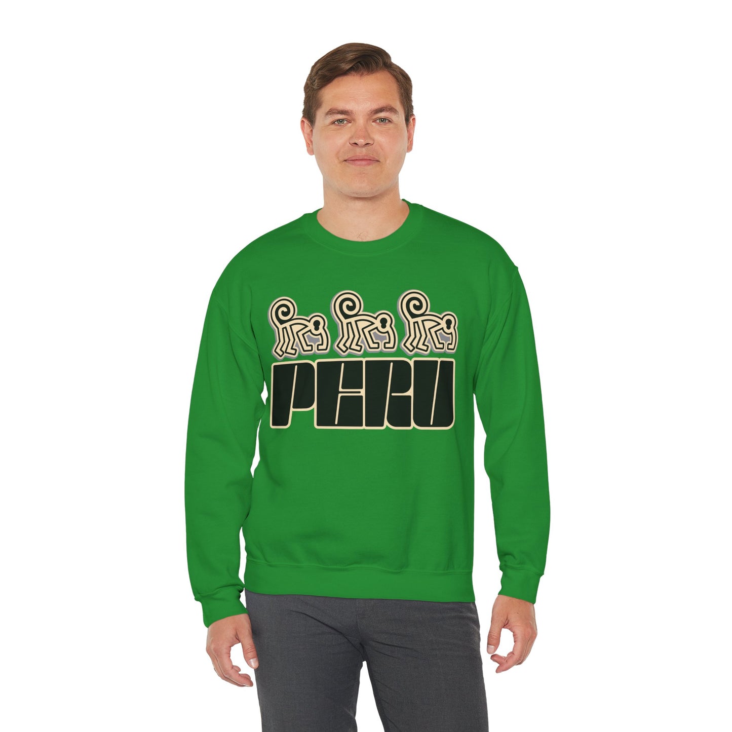 Best Peru Nazca Monkey Sweatshirt - Peruvian Crewneck