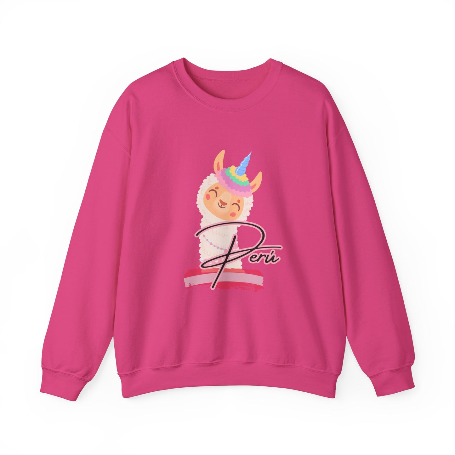 Best Unisex Sweatshirt Peruvian Inspired "Llama Unicorn"