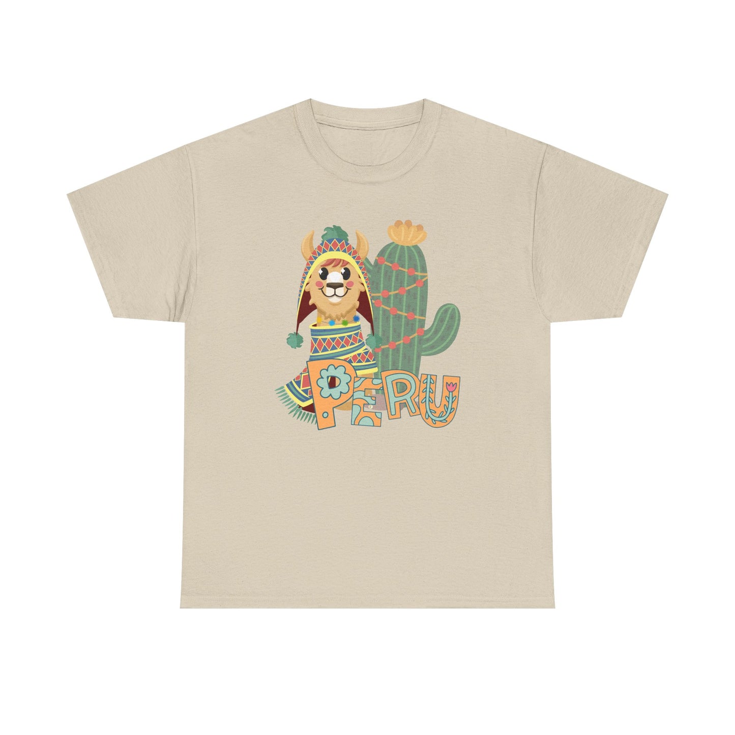 Best Peru Chullo Llama T-Shirt USA — Peruvian Pride Tee