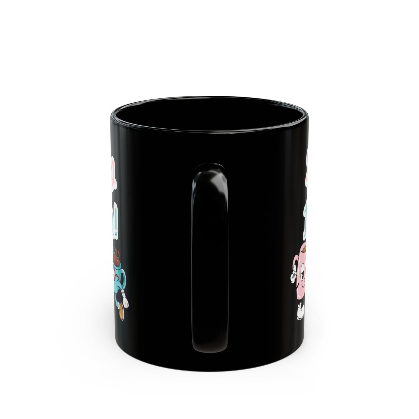 Best Black 'Slay the Day' Coffee Mug for Night Owls & Early Birds