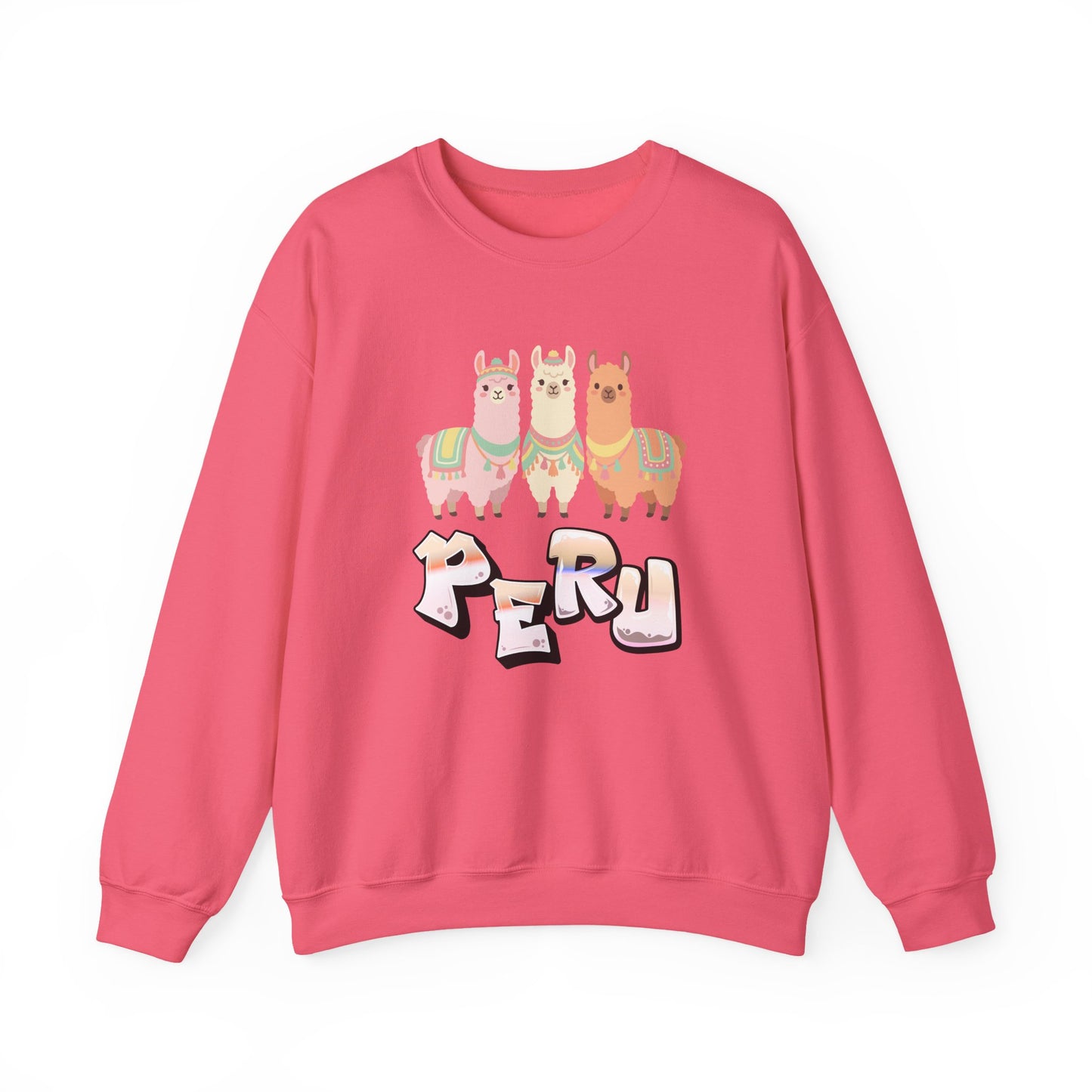 Best Peru Three Llamas Sweatshirt - Peruvian Crewneck