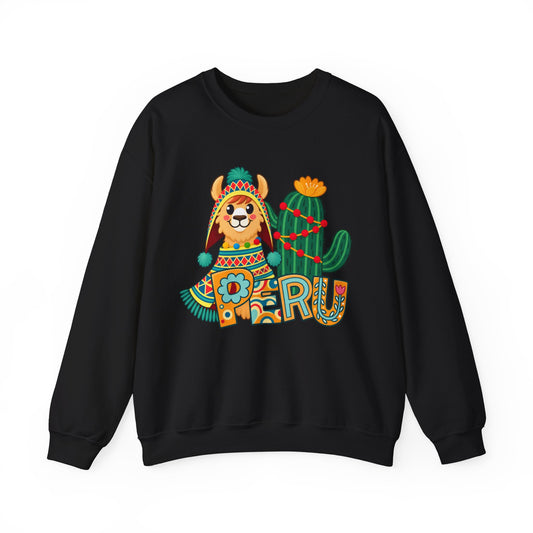 Best Peru Llama Sweatshirt - Cozy Peruvian Crewneck Gift