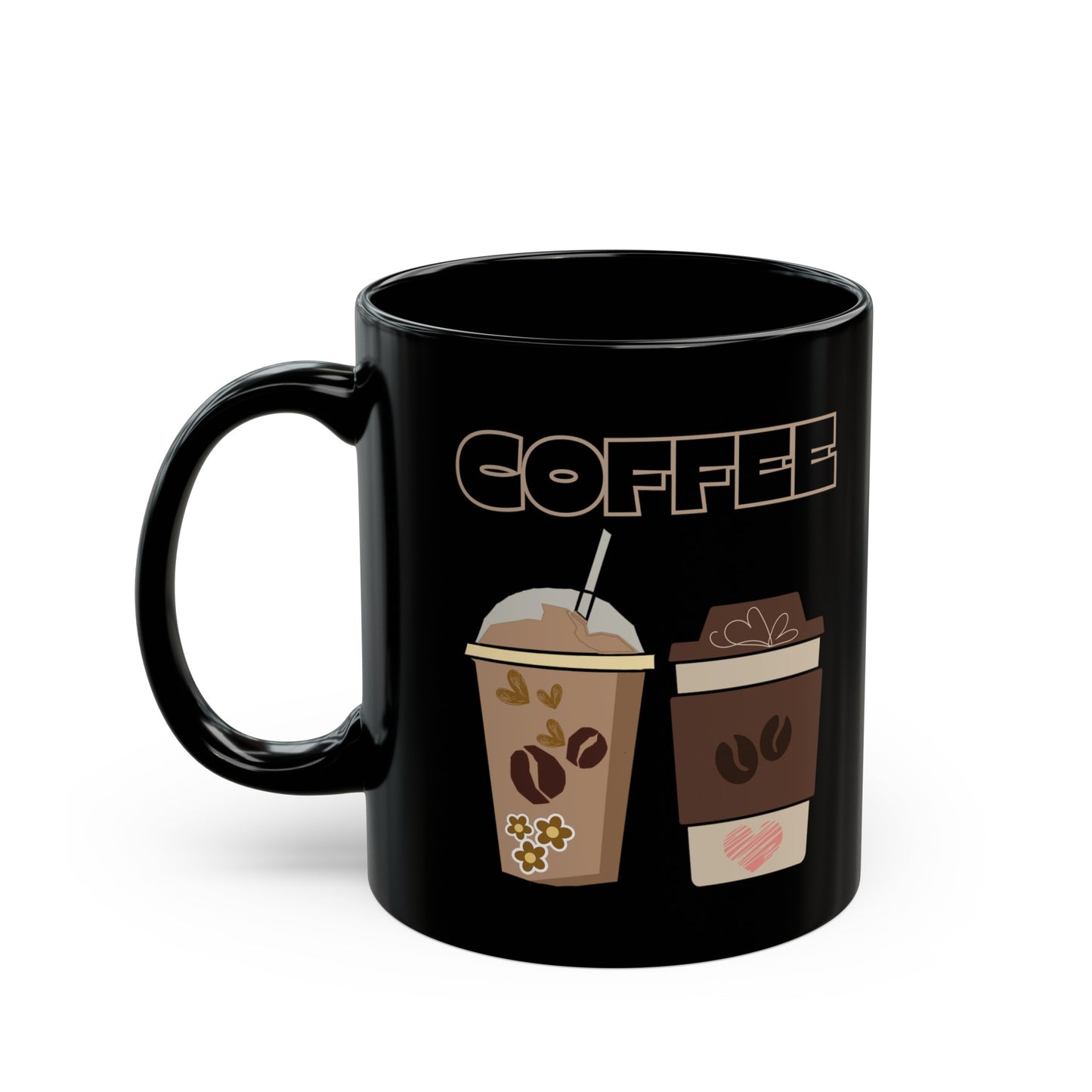 Best Coffee Black Mug (11oz, 15oz) "COFFEE"