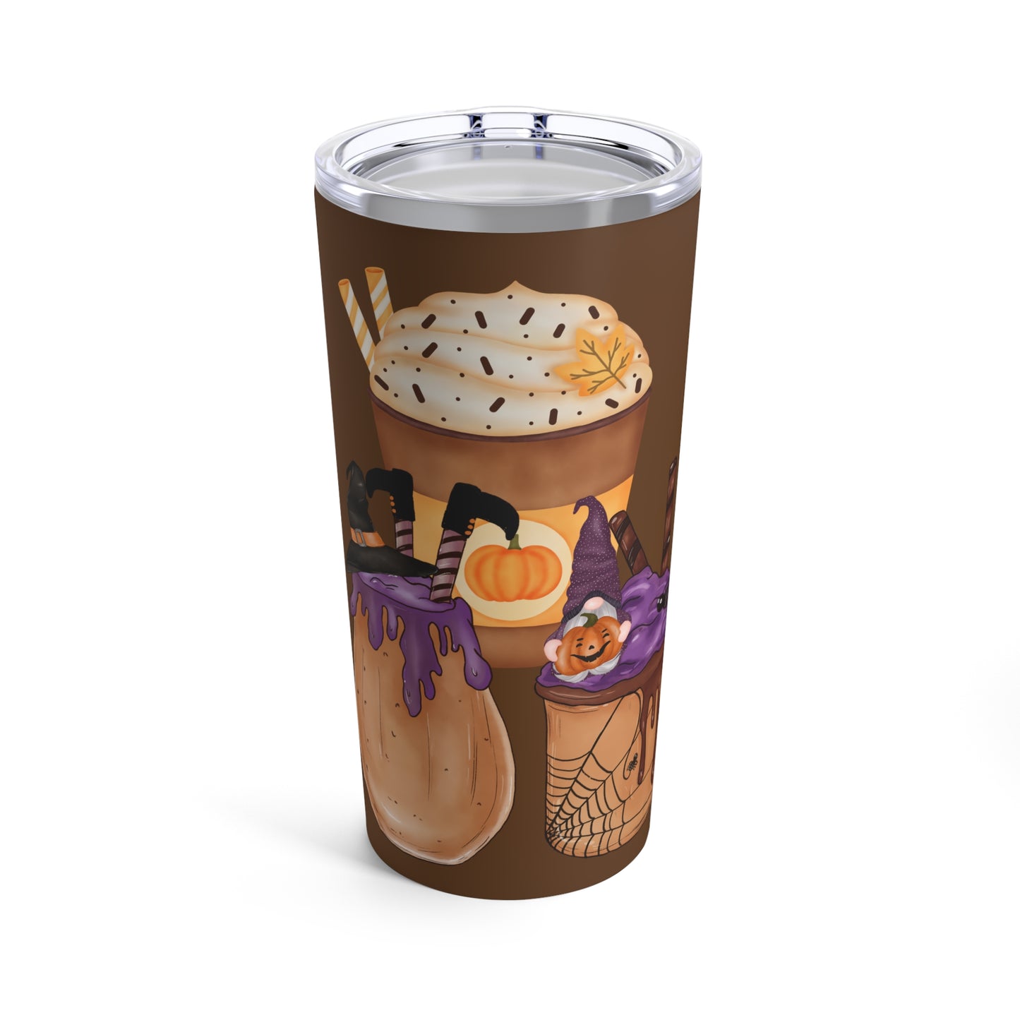 Best Coffee Tumbler That's Flipping Fall Flavors: Topsy-Turvy Witch Brew