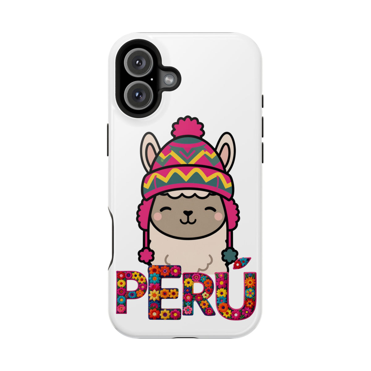 Best Peru Phone Case – Cute Llama with Chullo | Peruvian Gift