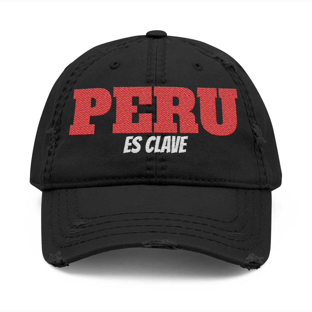Best Peru Es Clave Embroidered Hat USA
