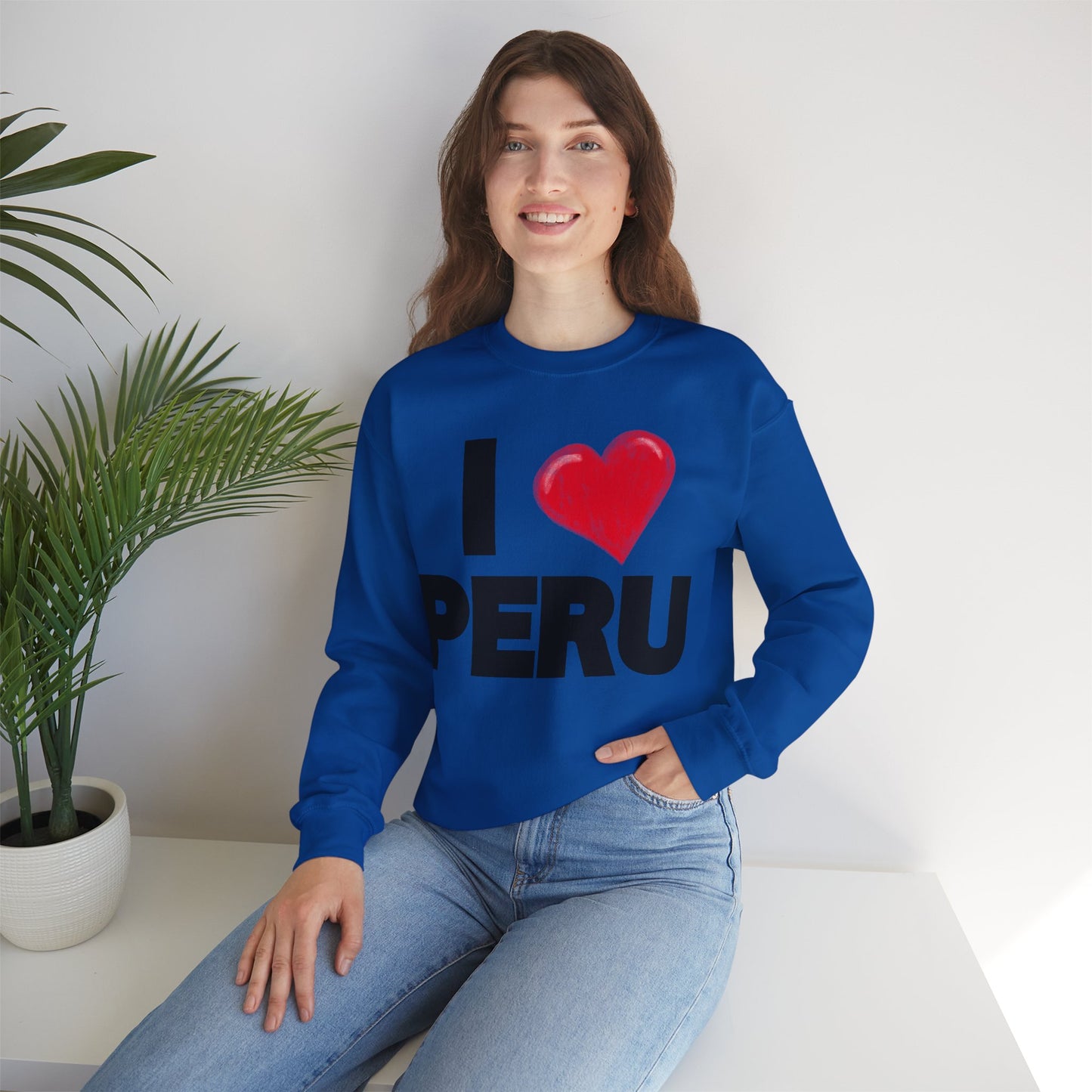 Best Unisex Sweatshirt Peruvian Inspired "I Love Peru"