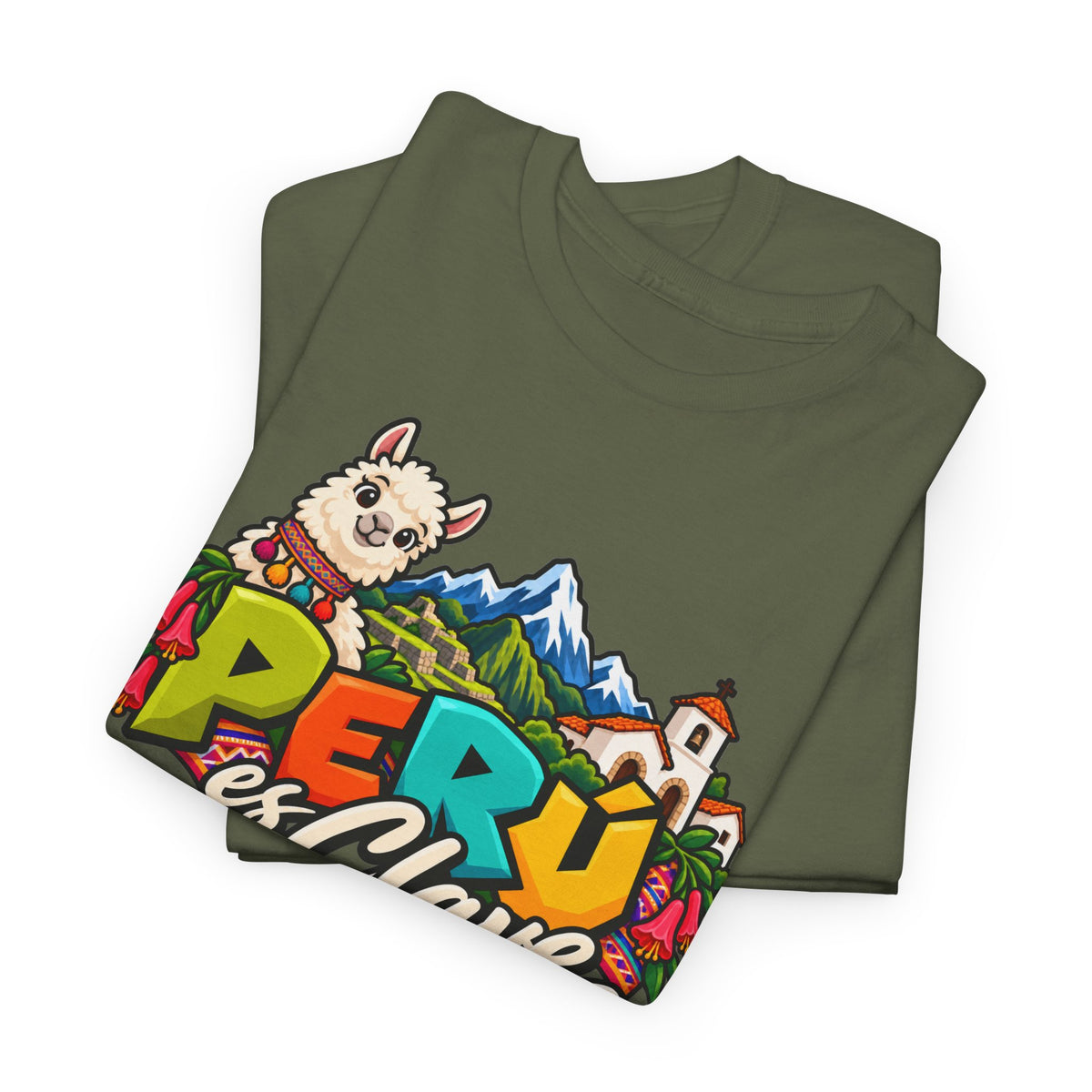 Best Perú es Clave T-Shirt - Alpaca & Machu Picchu Tee Gift