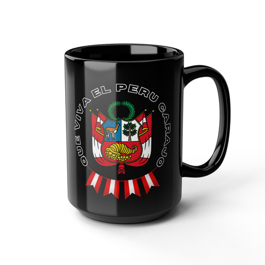 Best Peruvian Black Coffee Mug "PERU Escarapela"