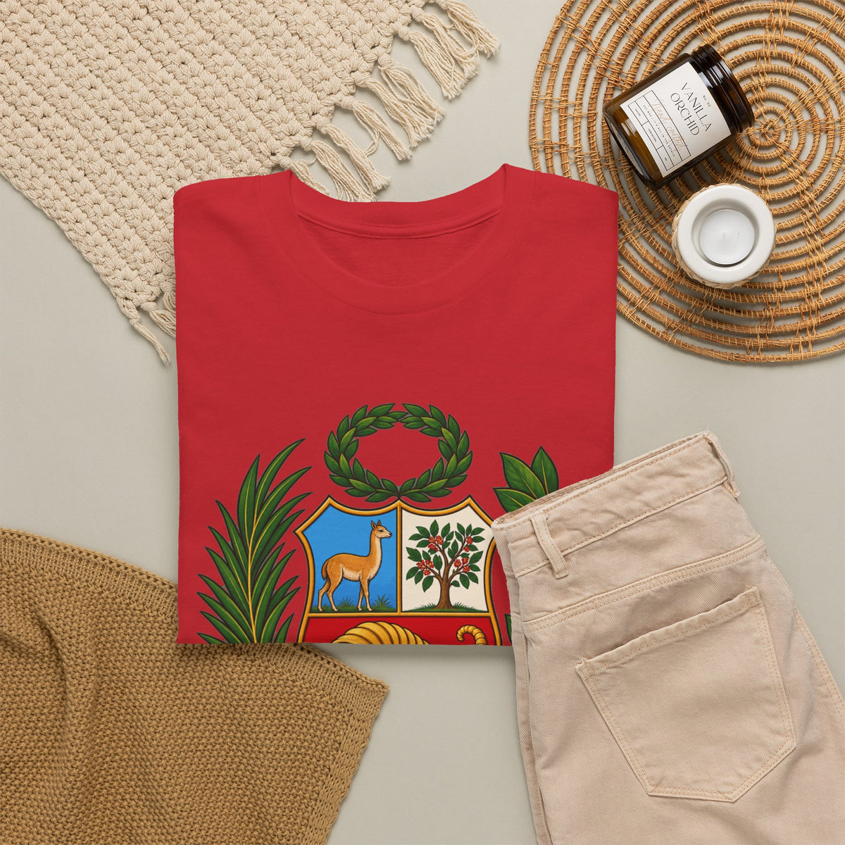 Best Peru Coat of Arms T-Shirt - Escudo Nacional Tee Gift