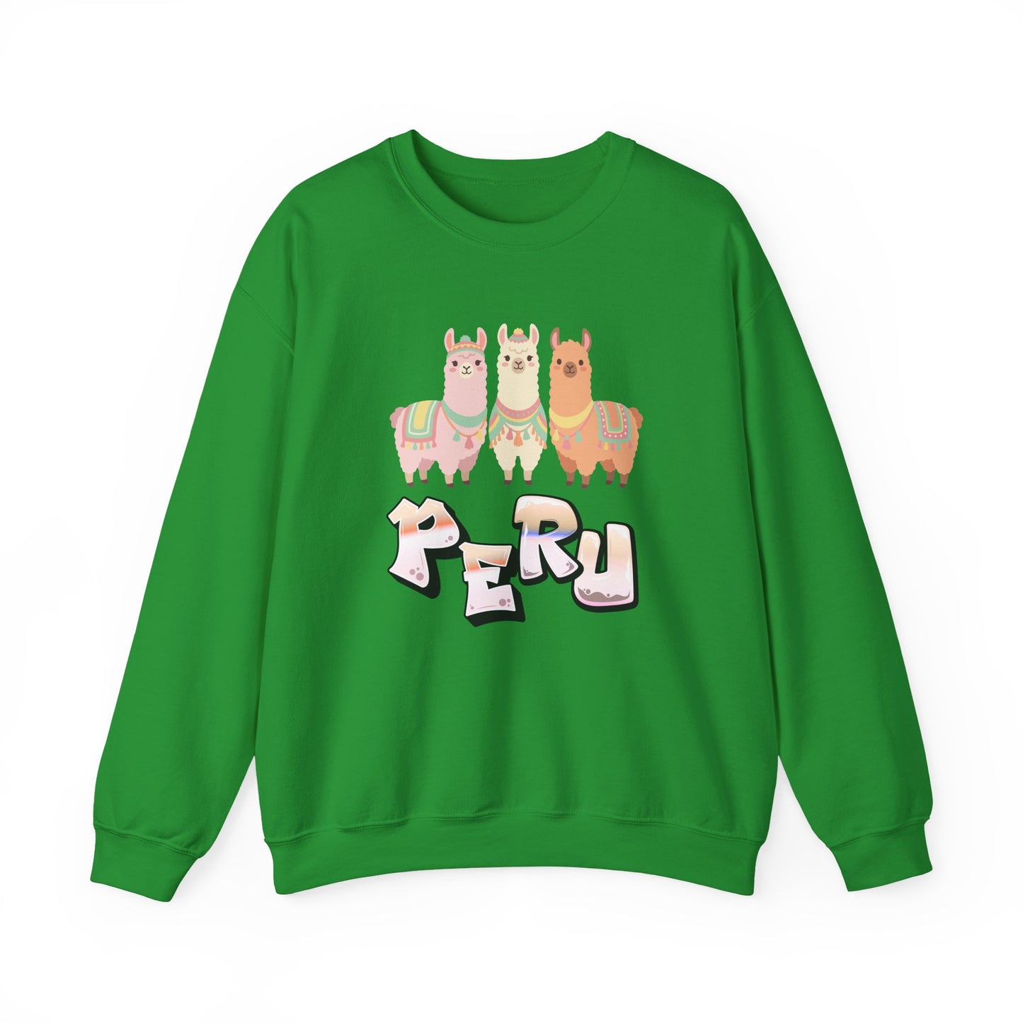 Best Peru Three Llamas Sweatshirt - Peruvian Crewneck