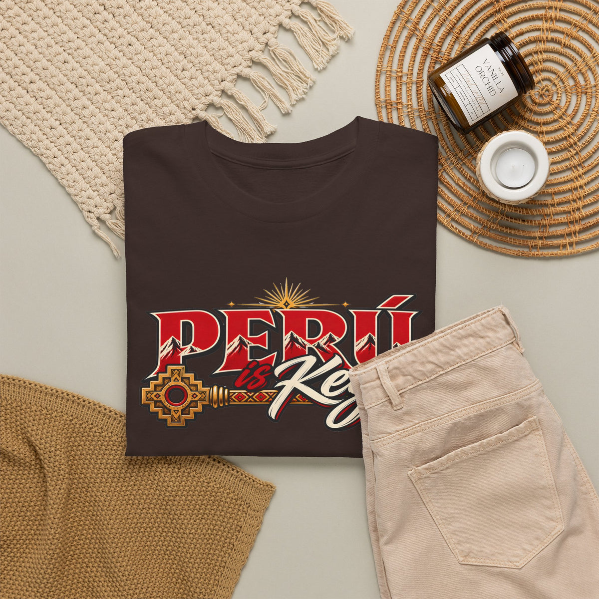 Best Peru is Key T-Shirt - Golden Sun Andes Peruvian Tee