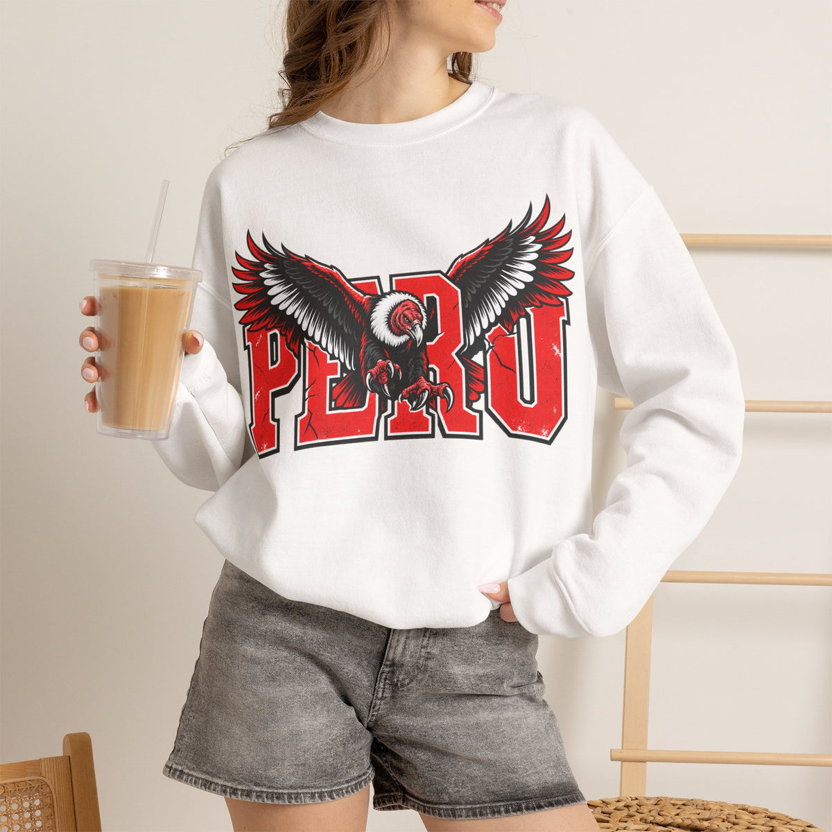 Best Peru Varsity Sweatshirt - Condor Crewneck Fan Gift